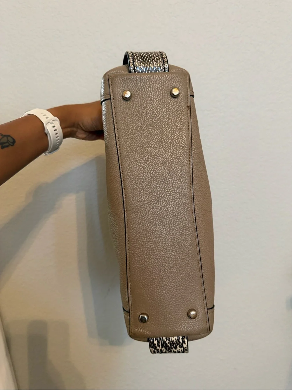 Coach sleek taupe